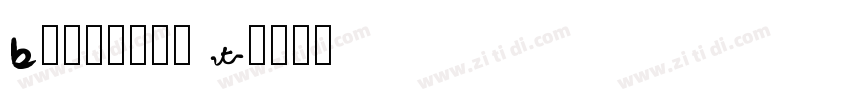 Barbedor T字体转换